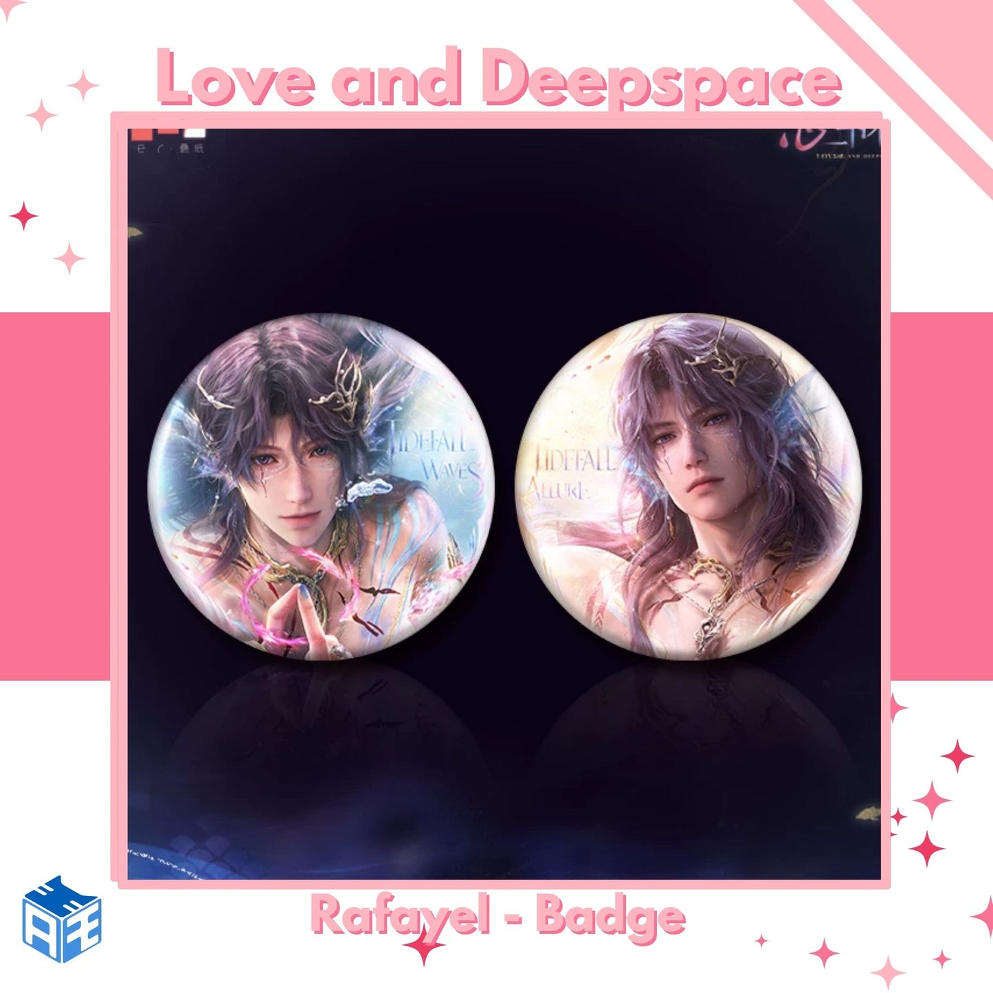 [Pre-order] Love and Deepspace "Rafayel: Lemurian Sea God" Badge