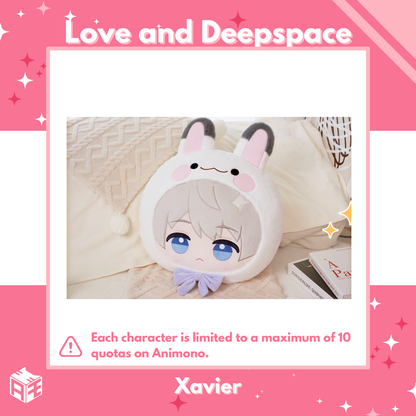 [Pre-order] Love and Deepspace "Fluffy Hug" Chibi Cushion