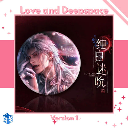 [Pre-order] Love and Deepspace "Sylus: Silverwing Fiend" Badge