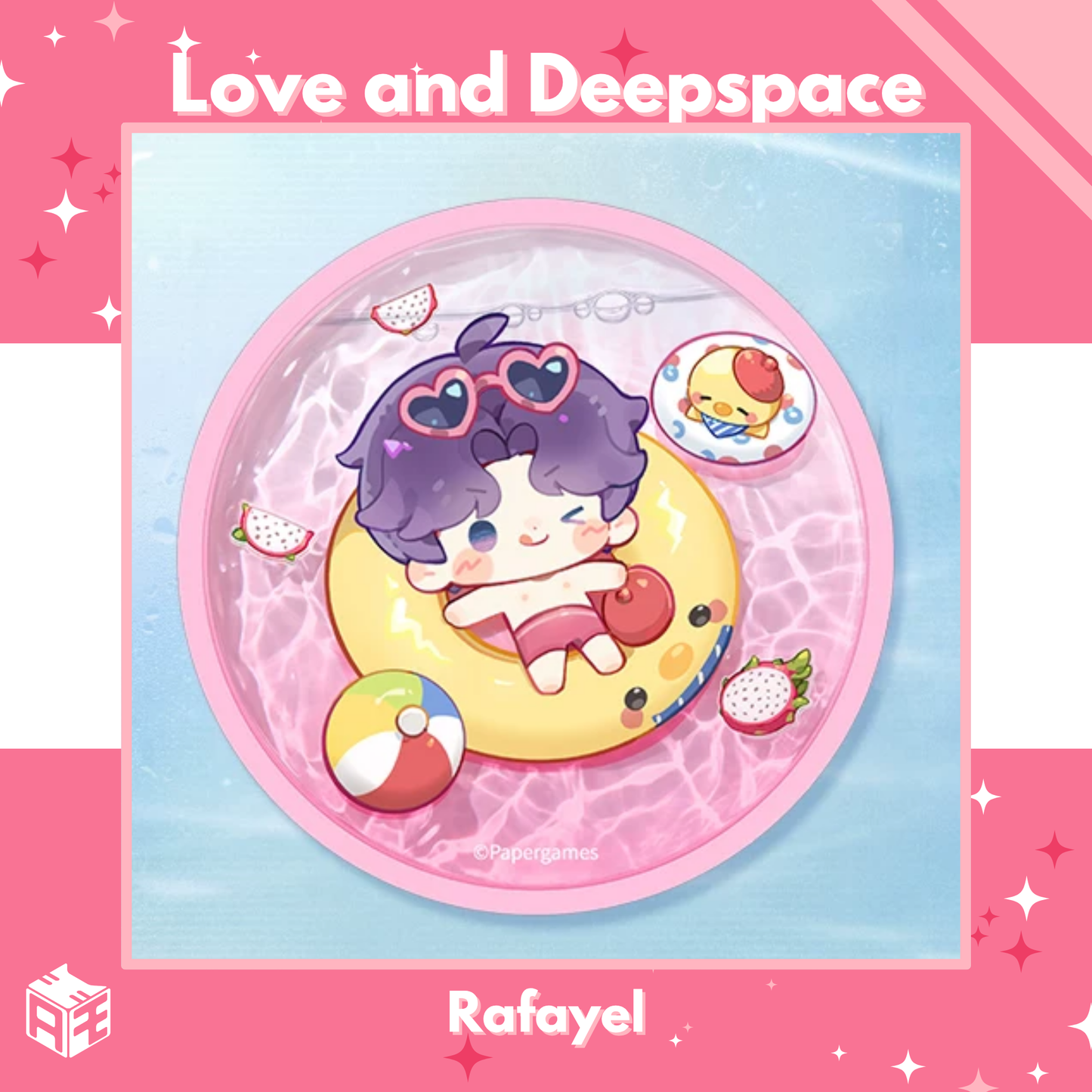 [Pre-order] Love and Deepspace "Floating Light Respite" Oil-filled Cup Coaster