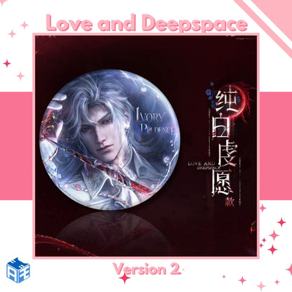 [Pre-order] Love and Deepspace "Sylus: Silverwing Fiend" Badge