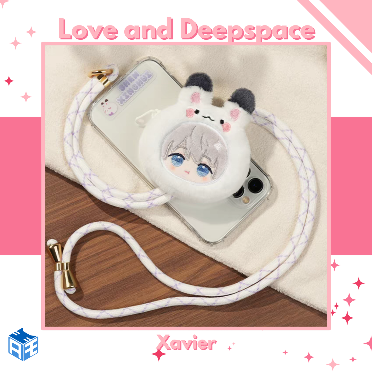 [Pre-order] Love and Deepspace "Fluffy Hug" Phone Lanyard