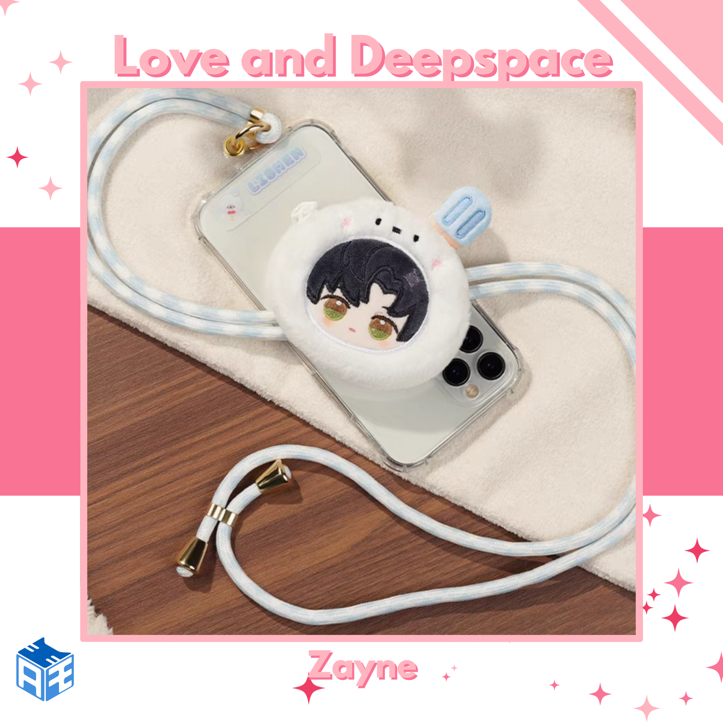 [Pre-order] Love and Deepspace "Fluffy Hug" Phone Lanyard
