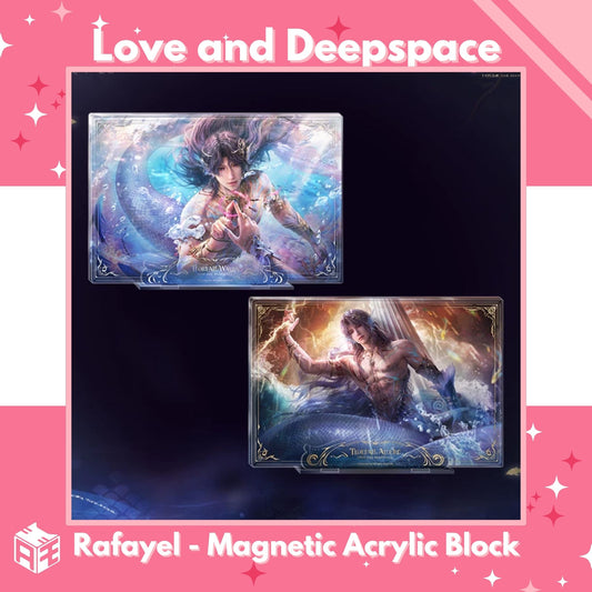 [Pre-order] Love and Deepspace "Rafayel: Lemurian Sea God" Magnetic Acrylic Block