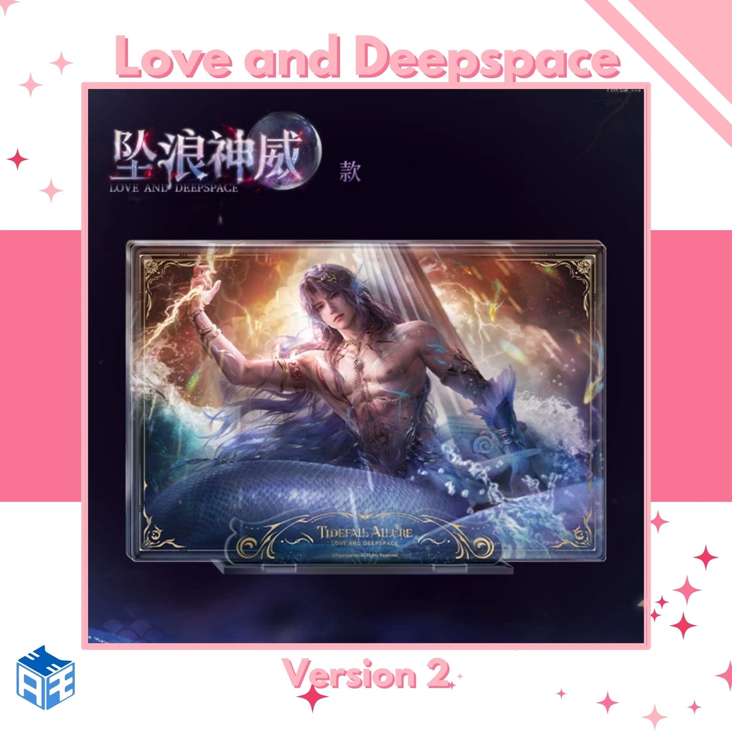 [Pre-order] Love and Deepspace "Rafayel: Lemurian Sea God" Magnetic Acrylic Block