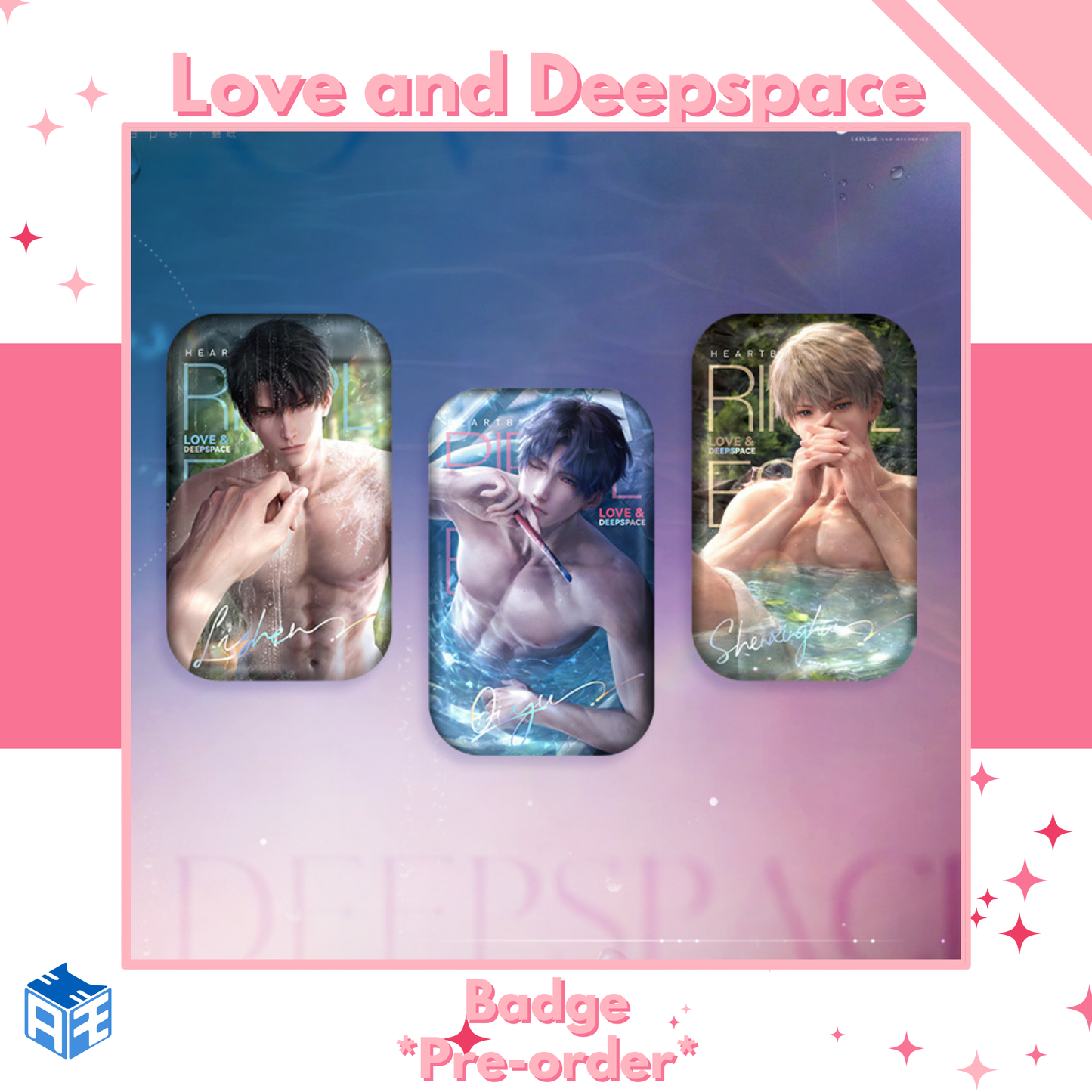 [Pre-order] Love and Deepspace "Heartbeat Ripples" Badge