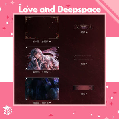 [Pre-order] Love and Deepspace "Sylus: Silverwing Fiend" Magnetic Acrylic Block