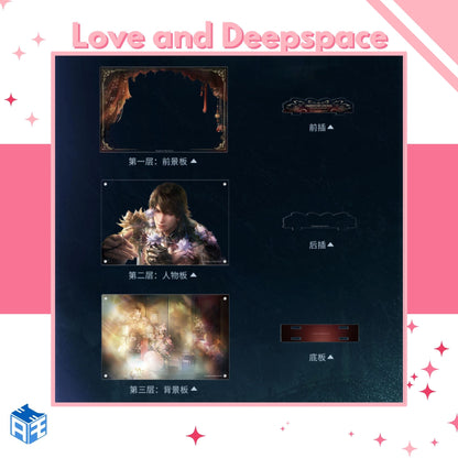 [Pre-order] Love and Deepspace "Caleb: Netherlord" Magnetic Acrylic Block