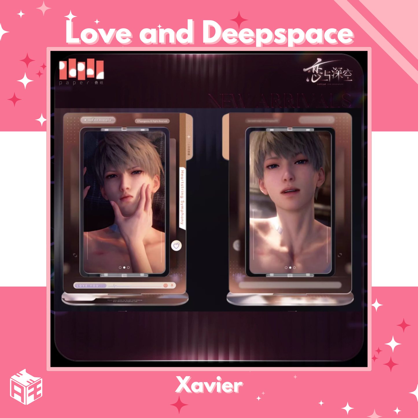 [In Stock] Love and Deepspace "Heart Confession" Rotate Acrylic Standee