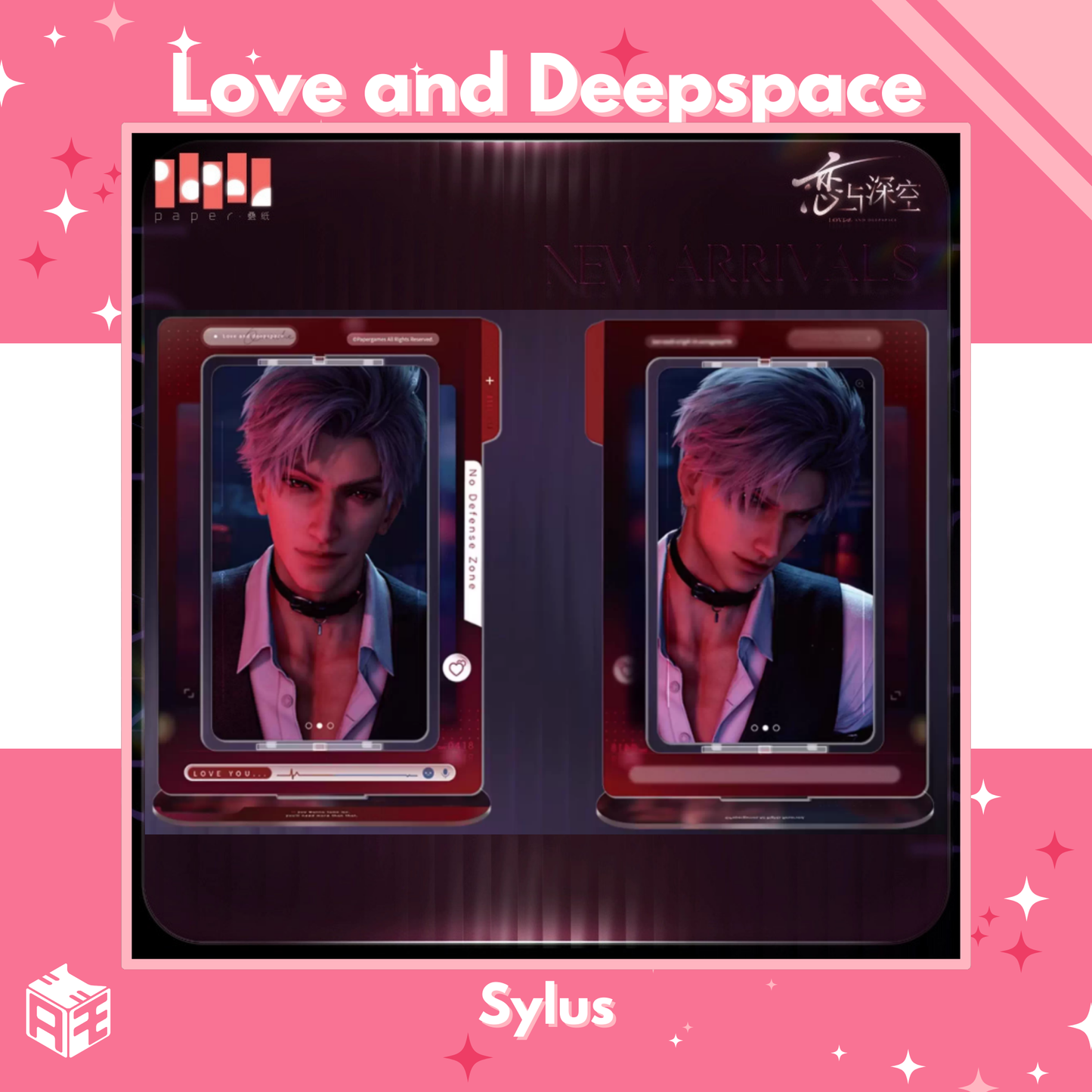 [In Stock] Love and Deepspace "Heart Confession" Rotate Acrylic Standee
