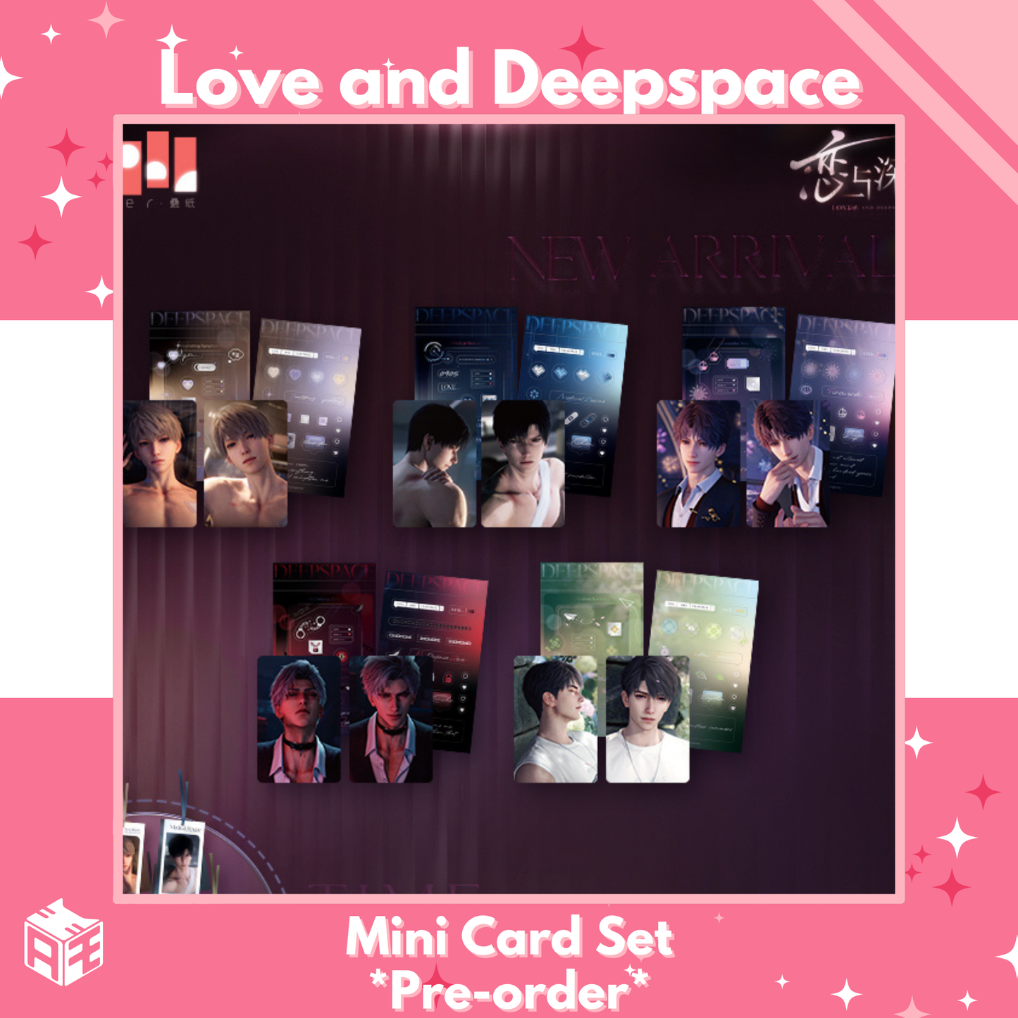 [In Stock] Love and Deepspace "Heart Confession" Mini Card Set