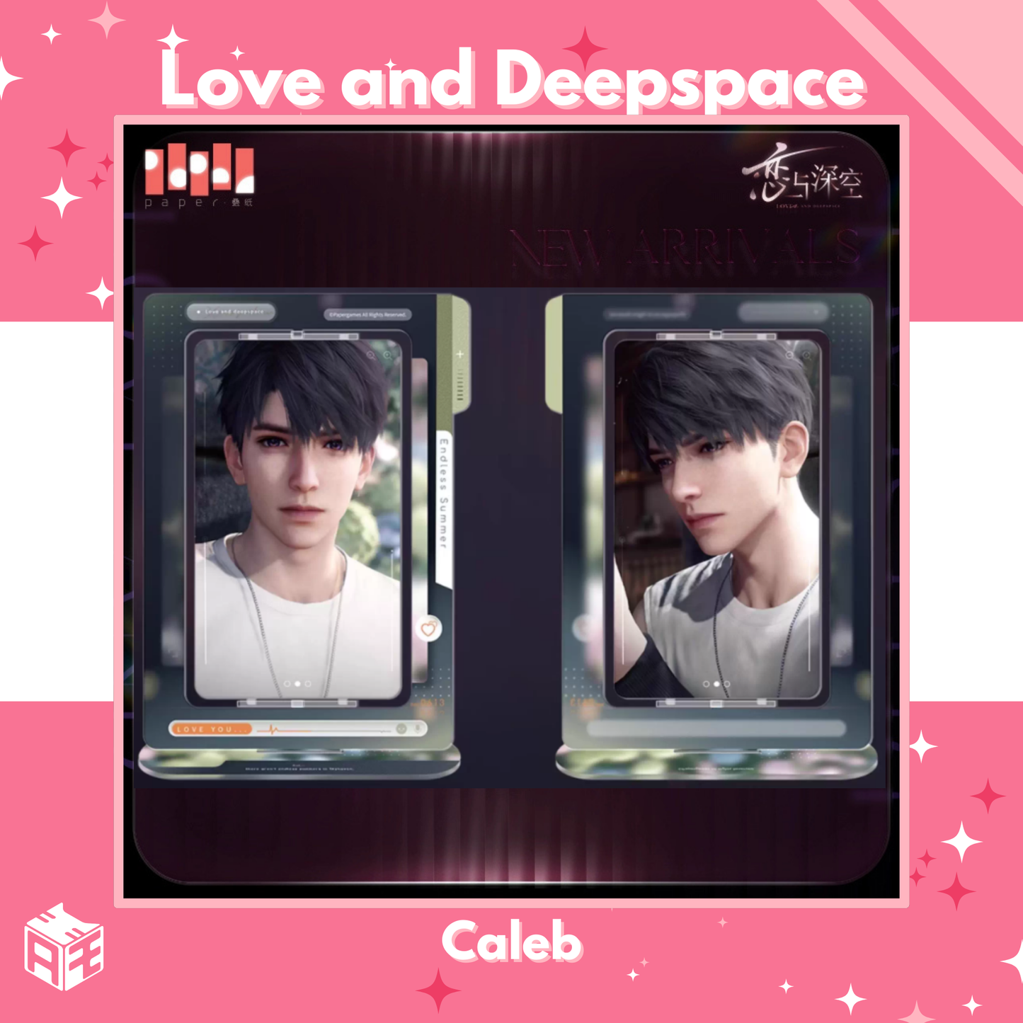 [In Stock] Love and Deepspace "Heart Confession" Rotate Acrylic Standee