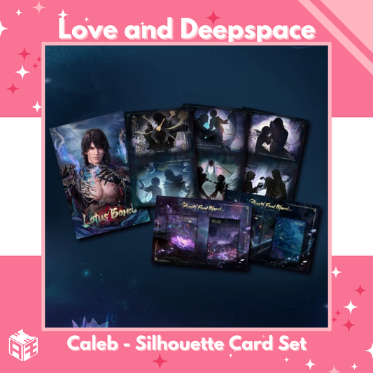 [Pre-order] Love and Deepspace "Caleb: Netherlord" Silhouette Card Set