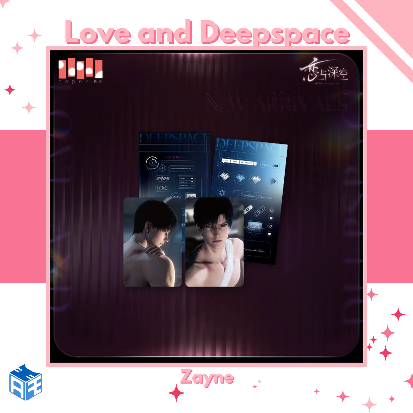 [In Stock] Love and Deepspace "Heart Confession" Mini Card Set