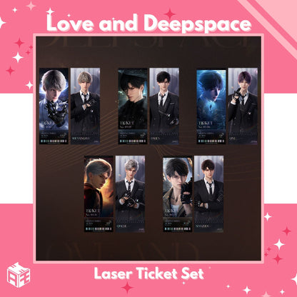 [In Stock]  Love and Deepspace x Wanda Film Collaboration Laser Ticket Set