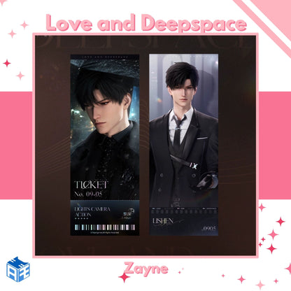 [In Stock]  Love and Deepspace x Wanda Film Collaboration Laser Ticket Set