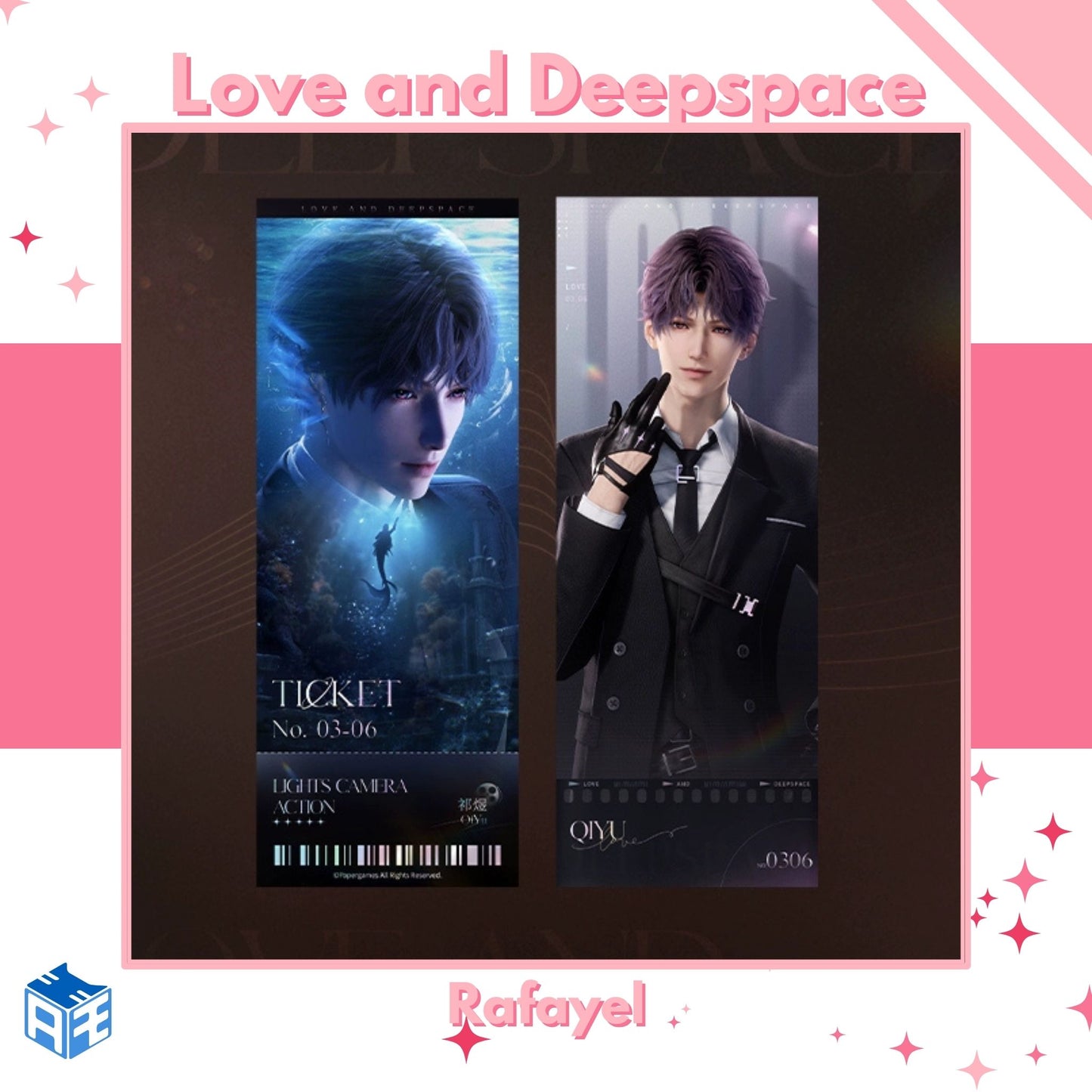 [In Stock]  Love and Deepspace x Wanda Film Collaboration Laser Ticket Set
