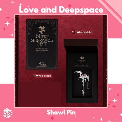 [Pre-order] Love and Deepspace "Sylus: Silverwing Fiend" Shawl Pin