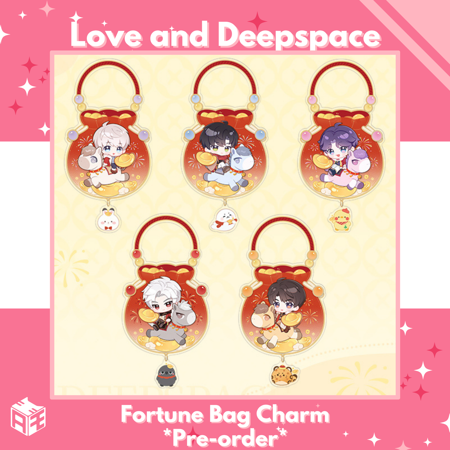 [In Stock] Love and Deepspace "Year of Horse" Fortune Bag Charm