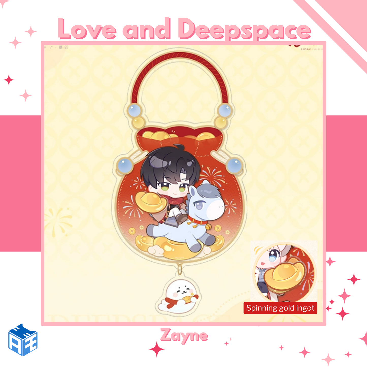 [In Stock] Love and Deepspace "Year of Horse" Fortune Bag Charm