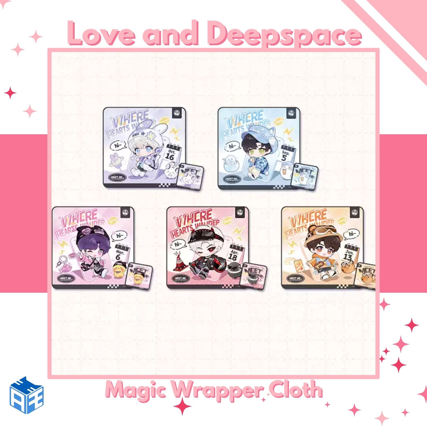 [Pre-order] Love and Deepspace "Where Hearts Wander" Magic Wrapper Cloth