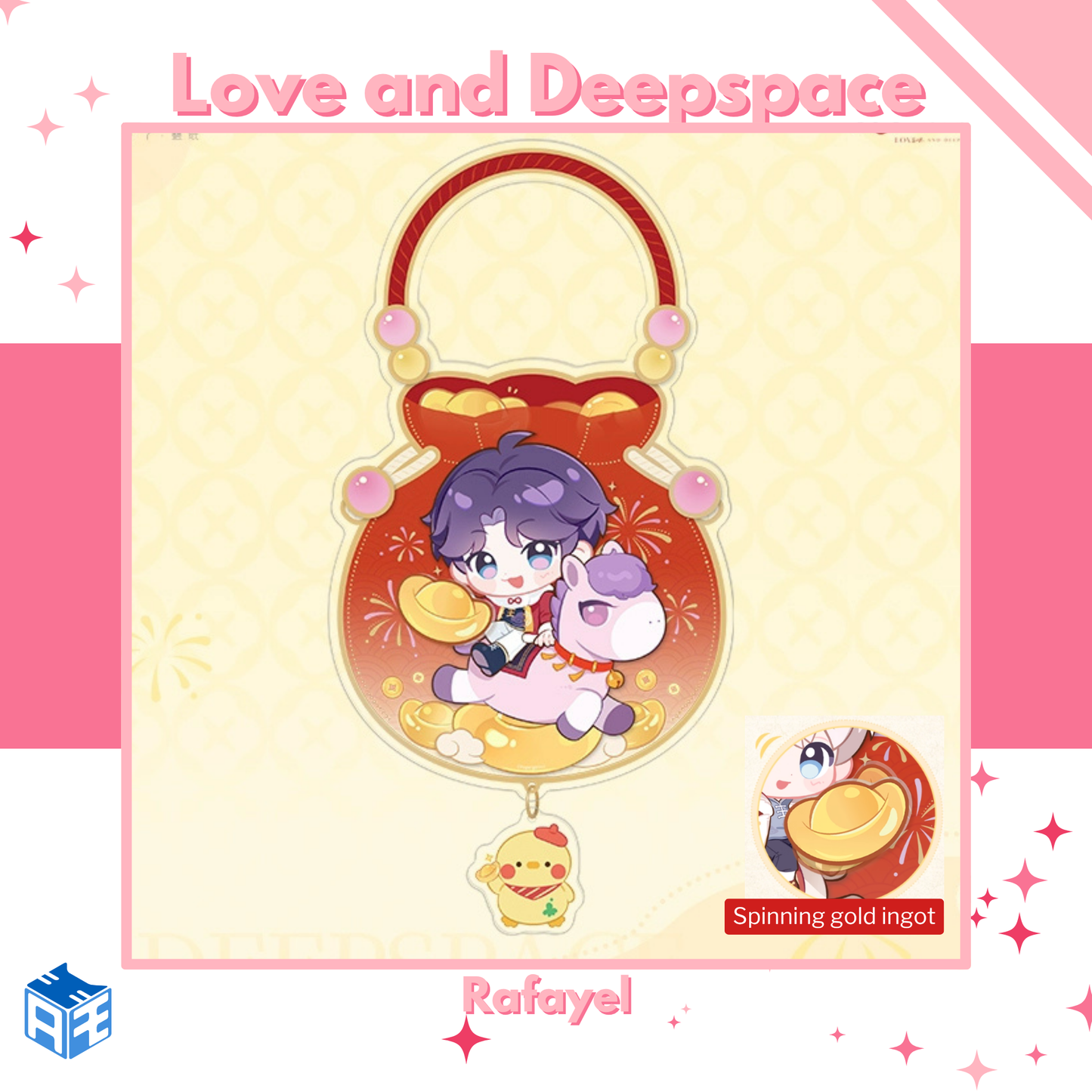 [In Stock] Love and Deepspace "Year of Horse" Fortune Bag Charm