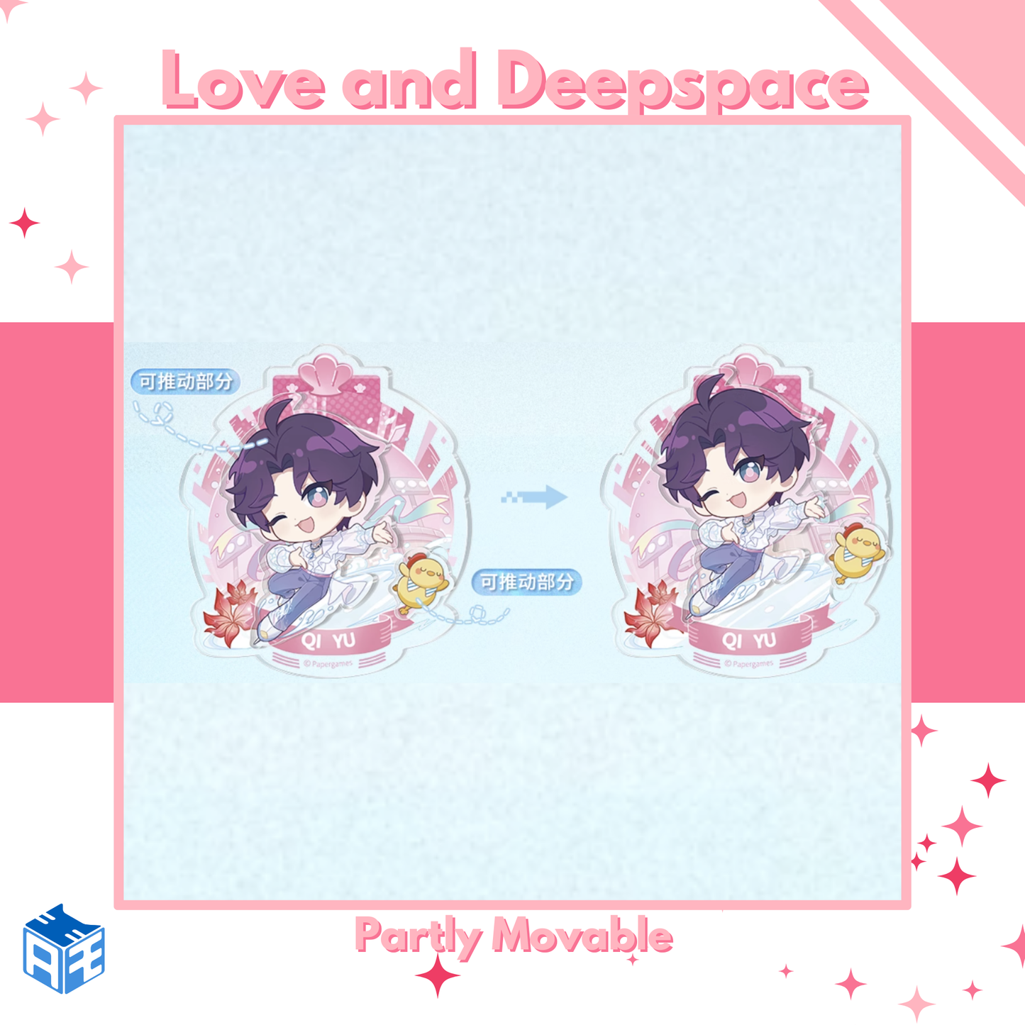 [In Stock] Love and Deepspace "Beyond the Limit" Chibi Mini Medal