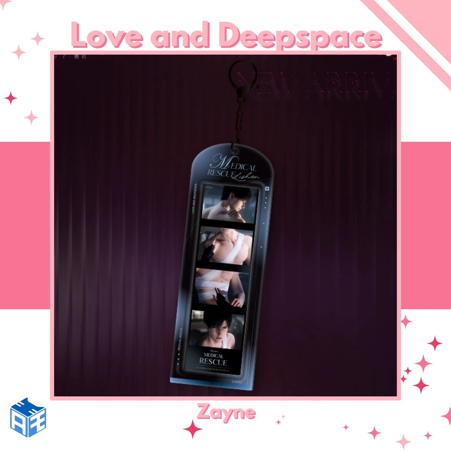 [In Stock] Love and Deepspace "Heart Confession" Four-panel Charm