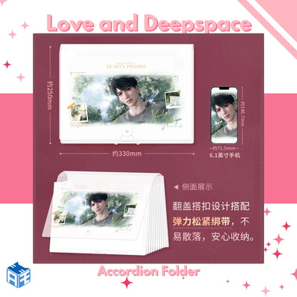 [Pre-order] Love and Deepspace "Hearts Promise" Accordion Folder