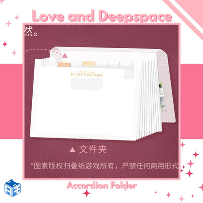 [Pre-order] Love and Deepspace "Hearts Promise" Accordion Folder