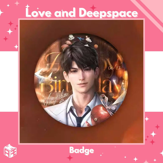 [Birthday Edition Pre-order] Love and Deepspace "Caleb: No-Return Night" Badge
