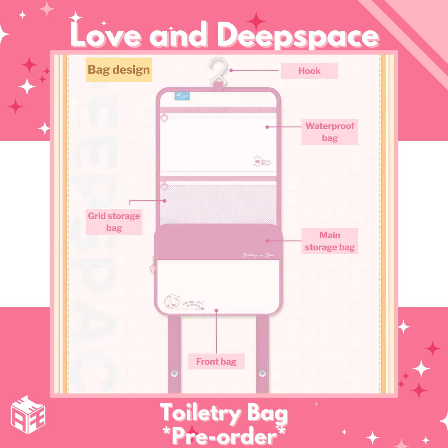 [Pre-order] Love and Deepspace "Roaming the Wilds" Toiletry Bag