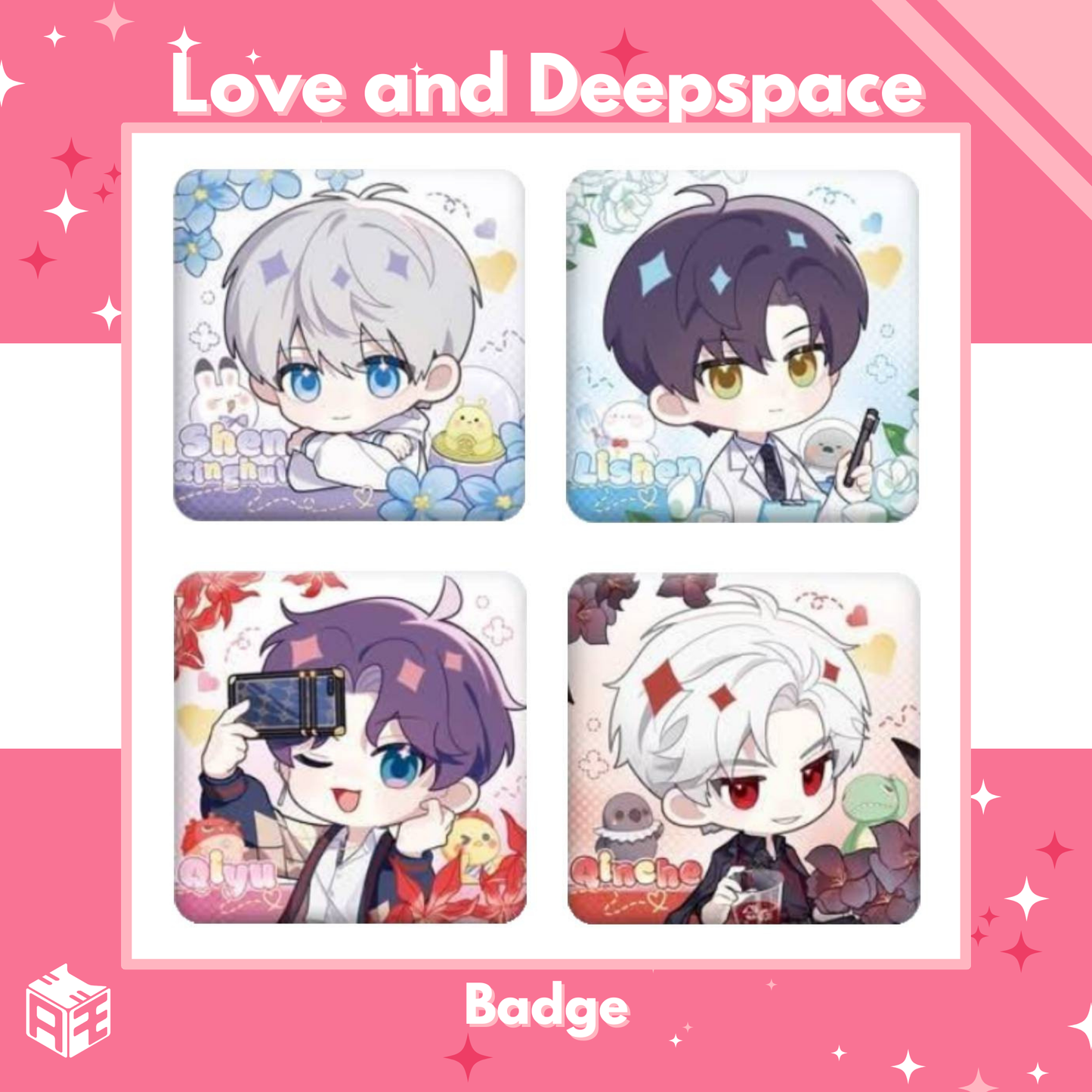 [Limited Edition] Love and Deepspace "Linkon Chibi Report" Badge