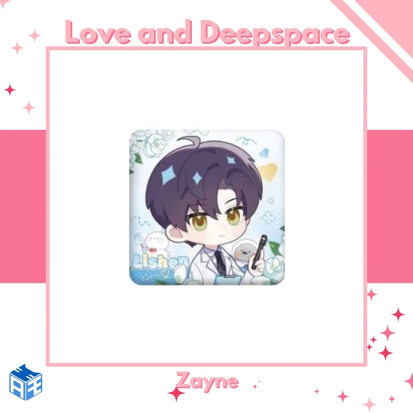 [Limited Edition] Love and Deepspace "Linkon Chibi Report" Badge