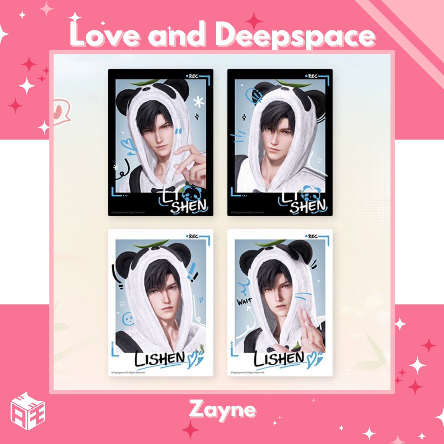 [Pre-order] Love and Deepspace "Panda Breeze" Polaroid Set