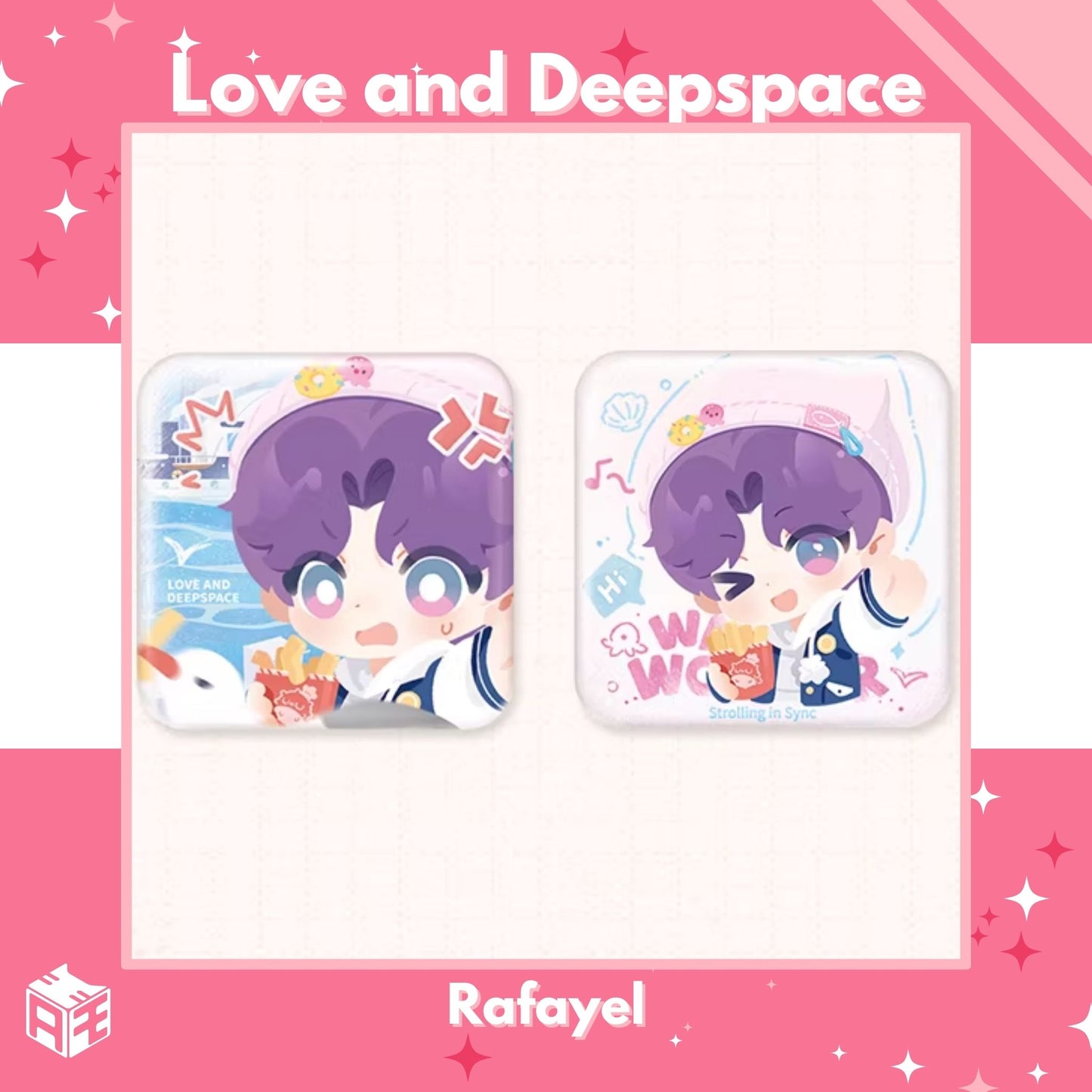 [Pre-order] Love and Deepspace "Roaming the Wilds" Mini Badge Set