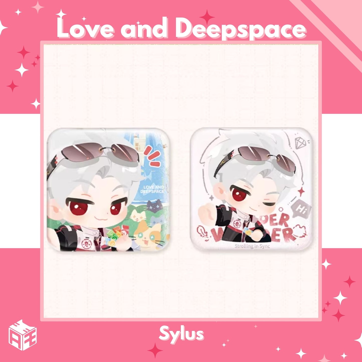 [Pre-order] Love and Deepspace "Roaming the Wilds" Mini Badge Set