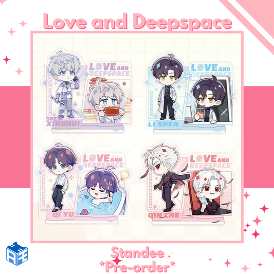 [Limited Edition] Love and Deepspace “Linkon Chibi Report” Acrylic Pen Holder Standee