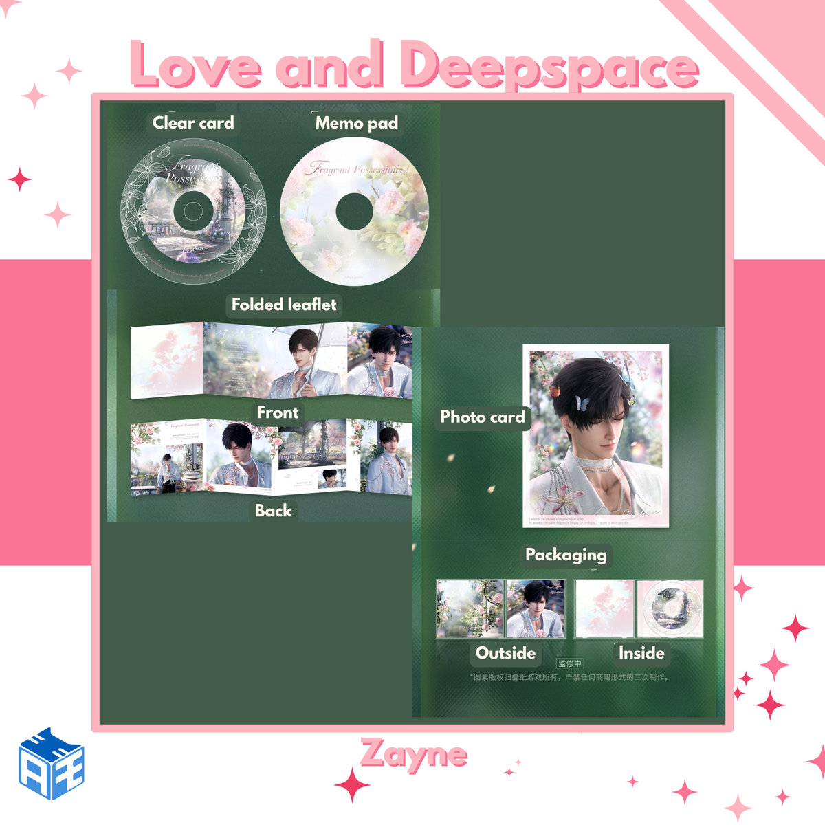 [Pre-order] Love and Deepspace "Spring and Flowers" Letter Fold-Out Collection Set