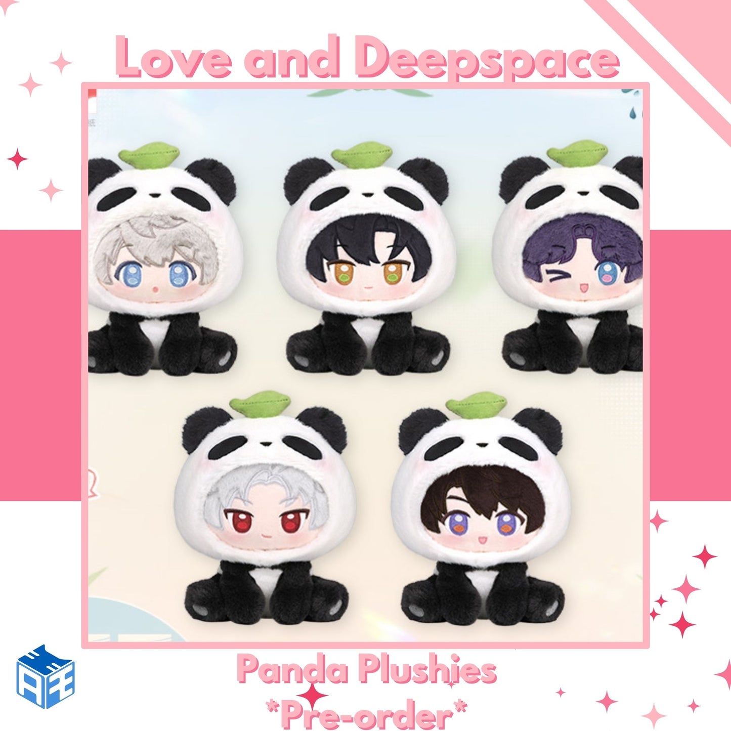 [In Stock] Love and Deepspace "Panda Breeze" Panda Plushies