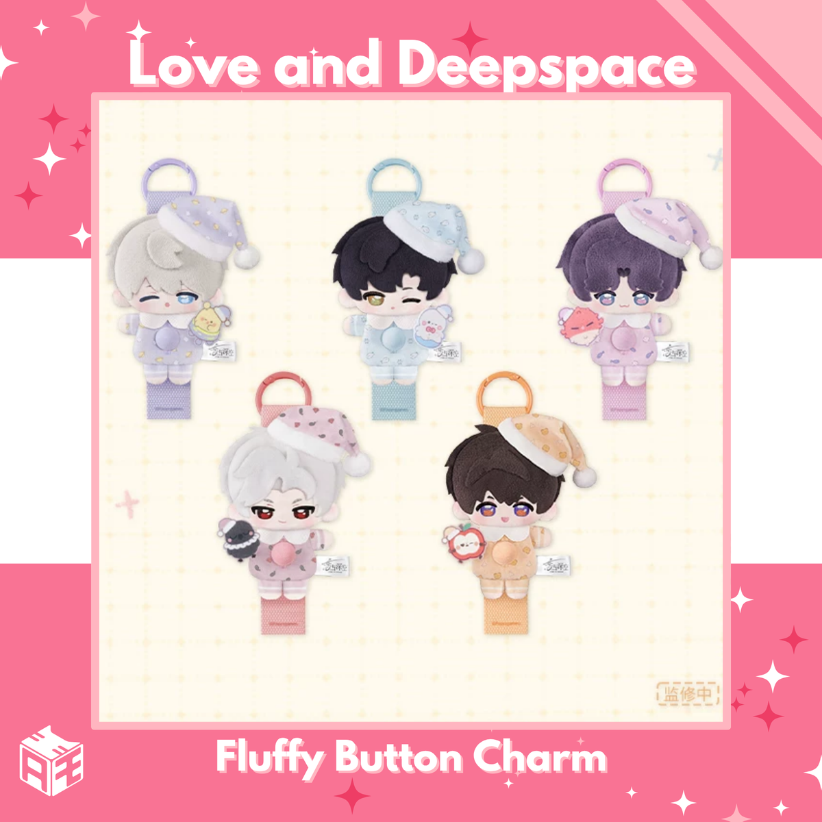 [Pre-order] Love and Deepspace "Sweet Dreams Woven" Fluffy Button Charm