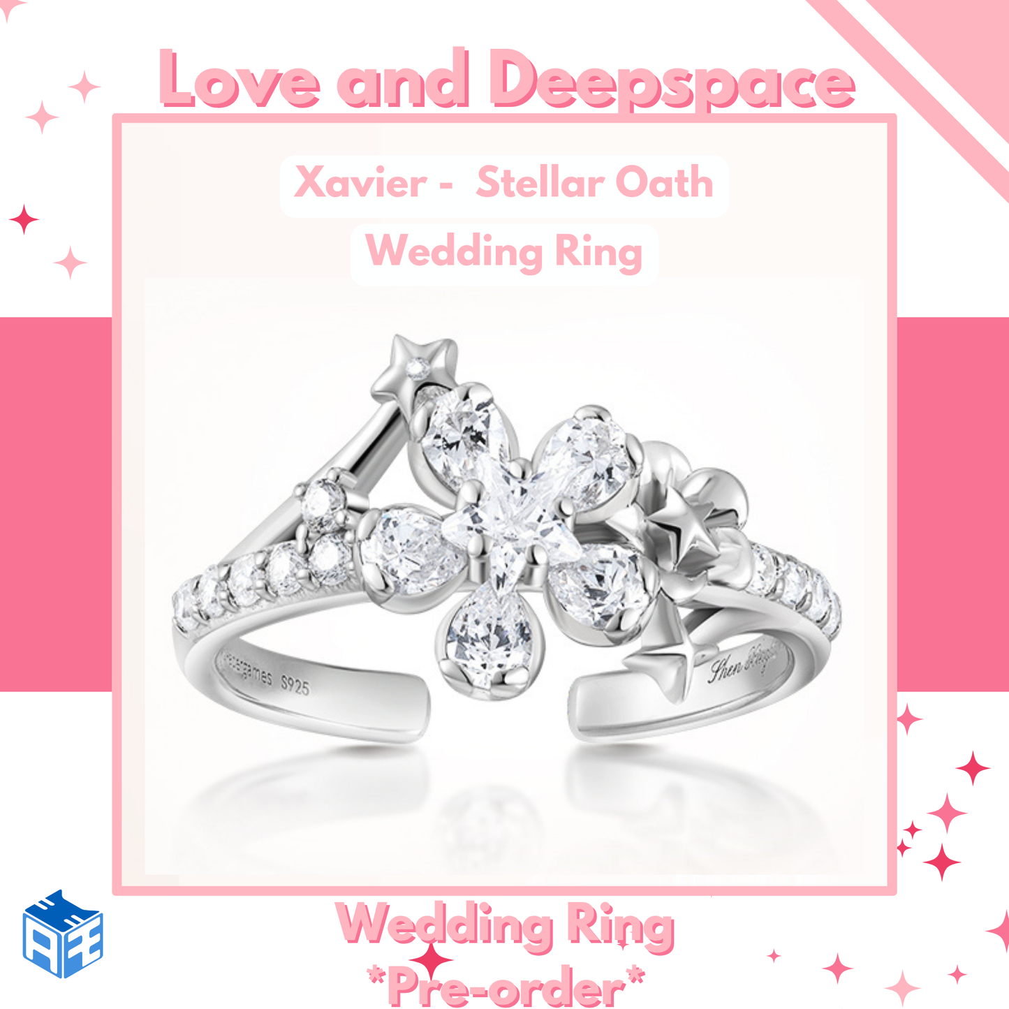 [Pre-order] Love and Deepspace - Xavier "From Morning Light to Lasting Time" Stellar Oath Wedding Ring