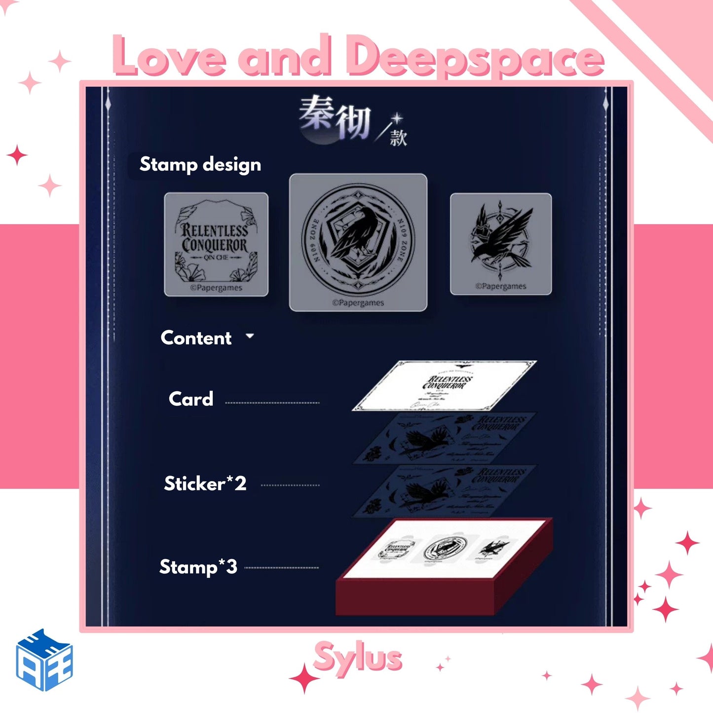 [Pre-order] Love and Deepspace "When Time Writes Back" Stamp Set