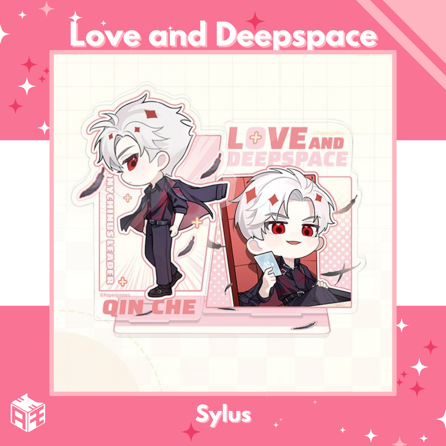 [Limited Edition] Love and Deepspace “Linkon Chibi Report” Acrylic Pen Holder Standee