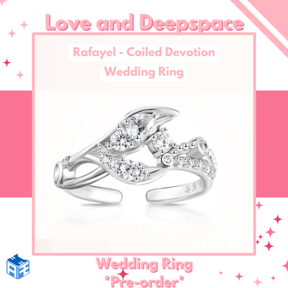 [Pre-order] Love and Deepspace - Rafayel "From Morning Light to Lasting Time" Coiled Devotion Wedding Ring