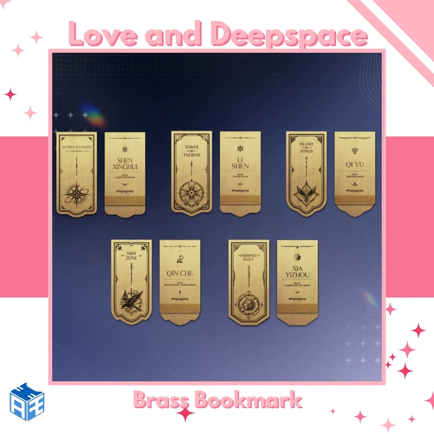 [Pre-order] Love and Deepspace "When Time Writes Back" Bookmark