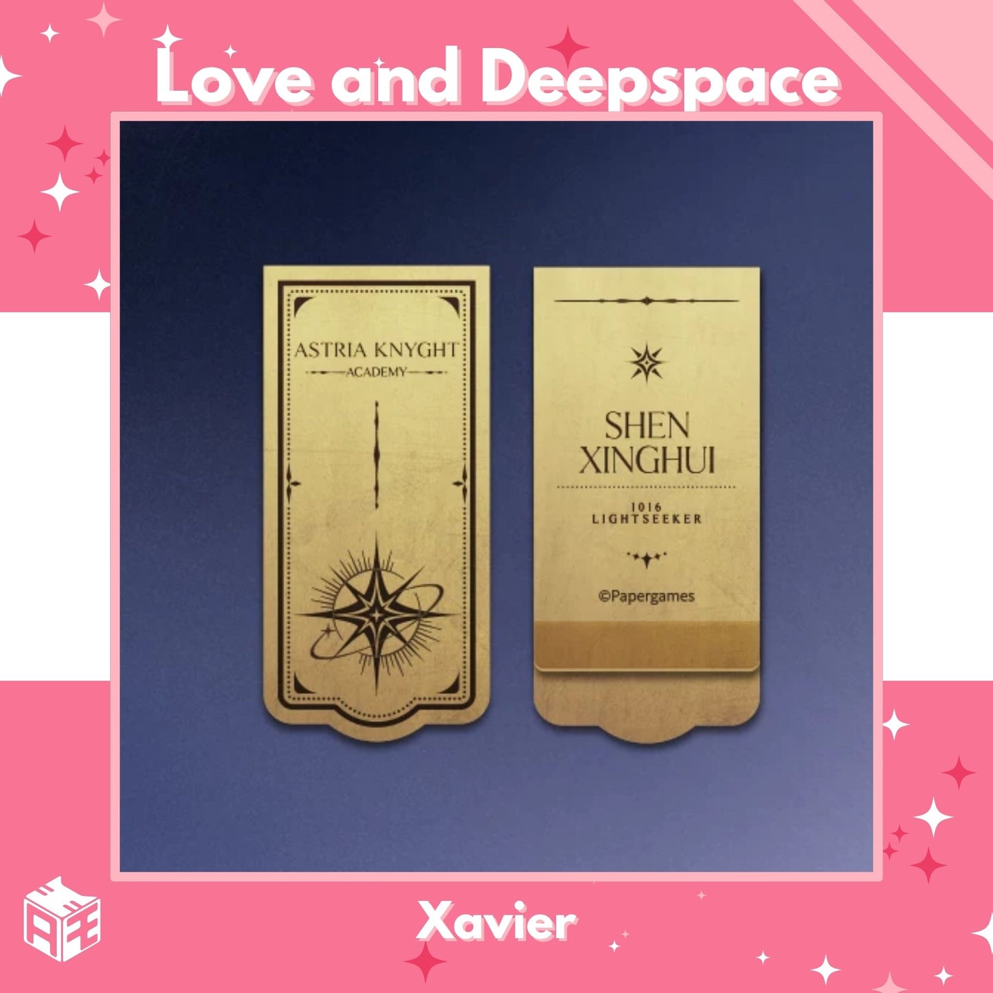 [Pre-order] Love and Deepspace "When Time Writes Back" Bookmark