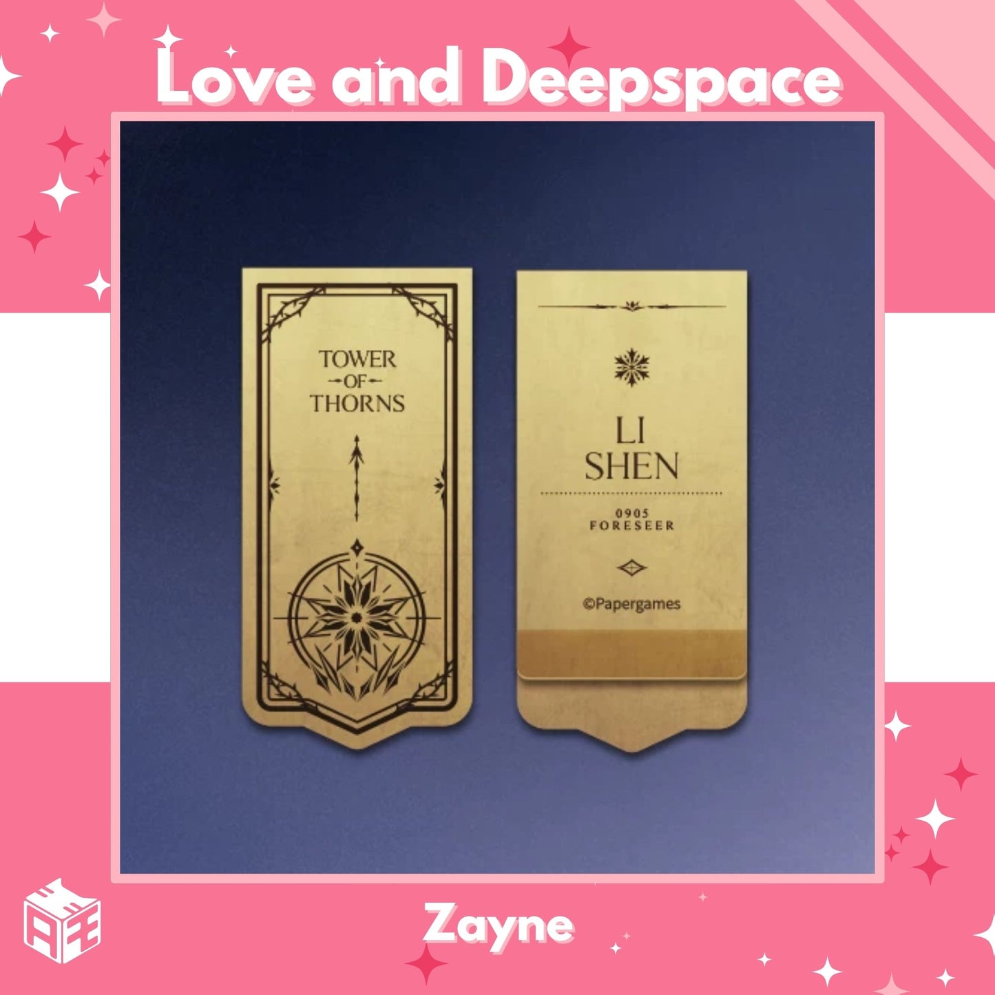 [Pre-order] Love and Deepspace "When Time Writes Back" Bookmark
