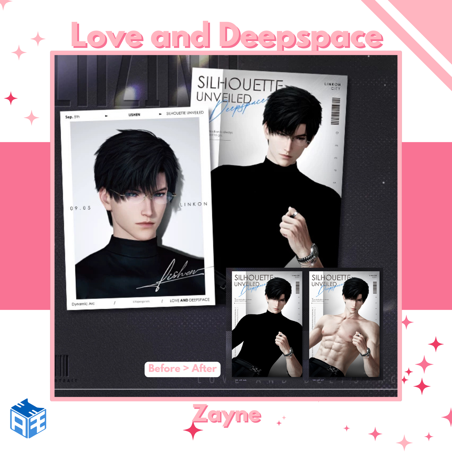 [Pre-order] Love and Deepspace "Blazing Portrait" Temperature-sensitive Tear-off Card Set