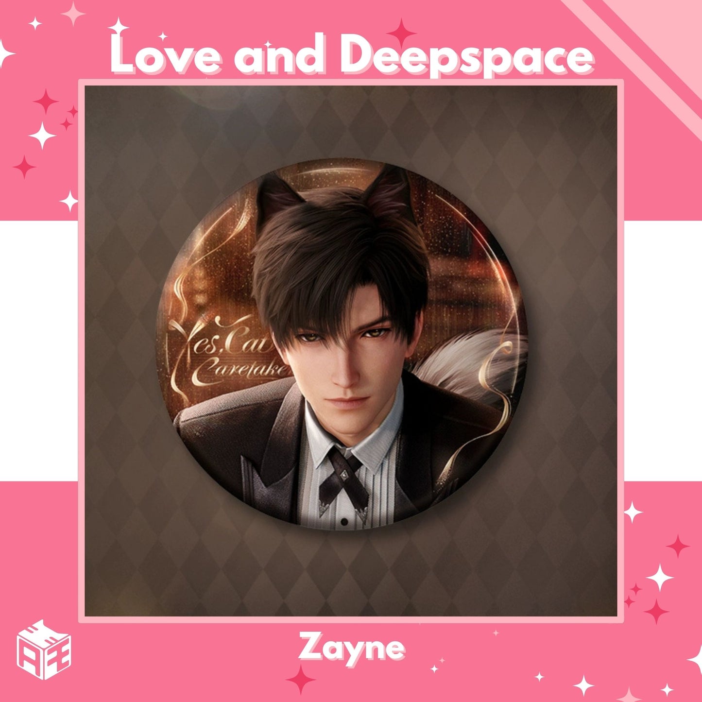 [Pre-order] Love and Deepspace "Yes, Cat Caretaker" Badge